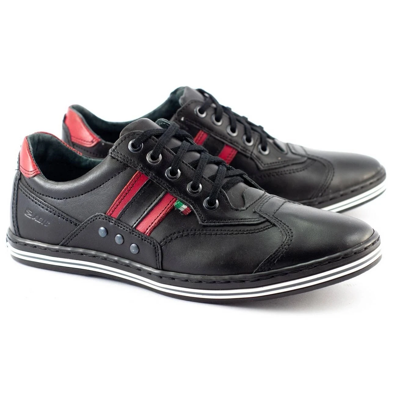 ABIS Chaussures Décontractées Pour Hommes 1801 Noir Le Noir – Image 3