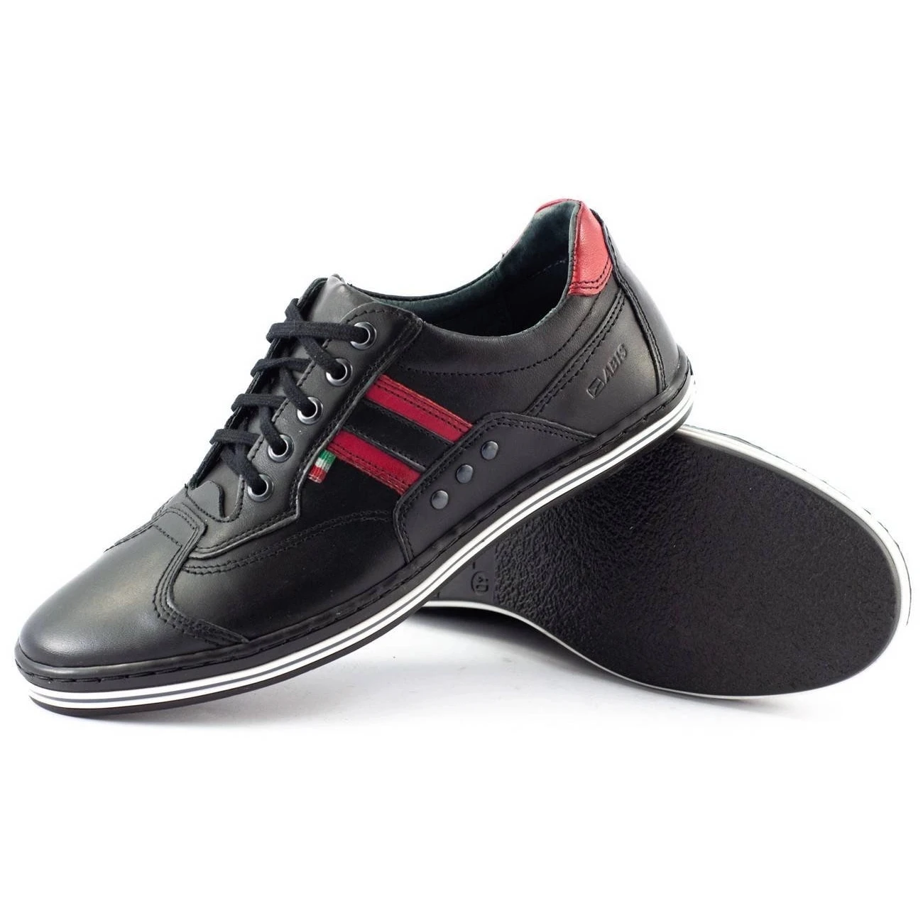 ABIS Chaussures Décontractées Pour Hommes 1801 Noir Le Noir – Image 4