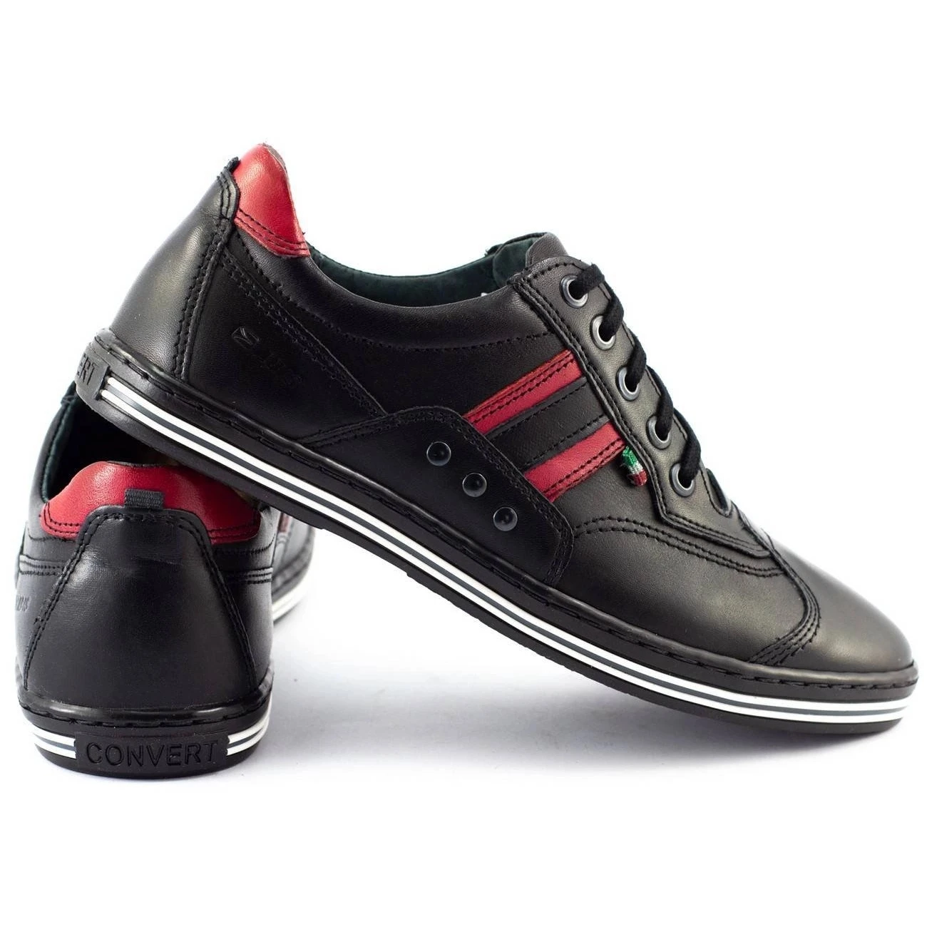 ABIS Chaussures Décontractées Pour Hommes 1801 Noir Le Noir – Image 5