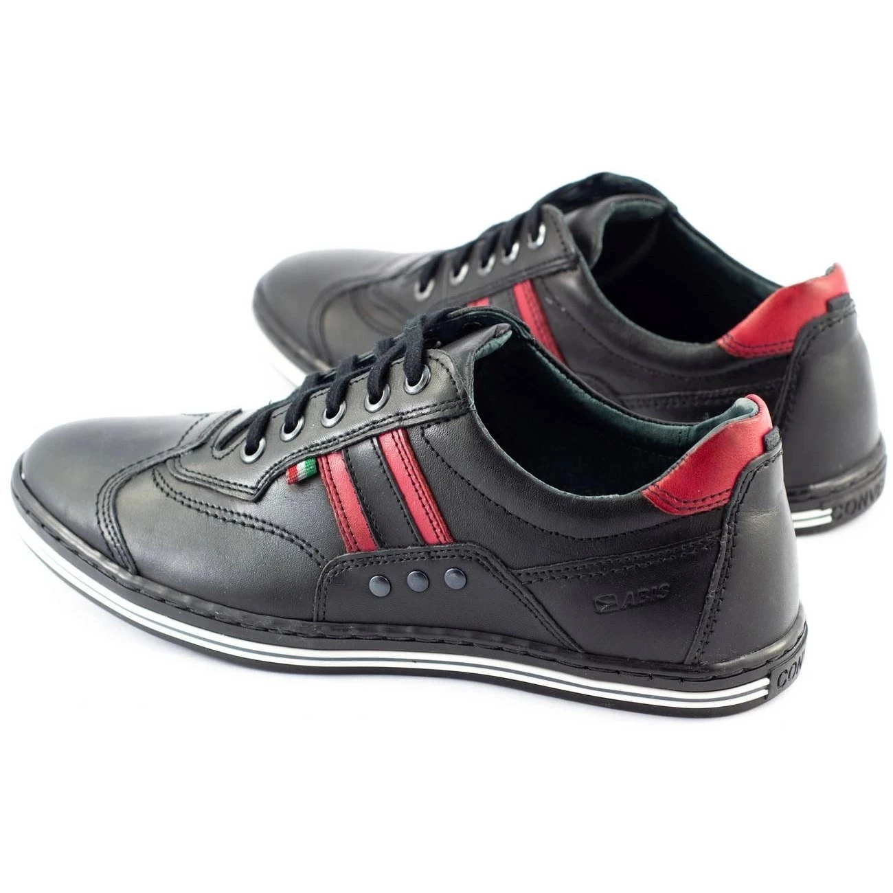 ABIS Chaussures Décontractées Pour Hommes 1801 Noir Le Noir – Image 7