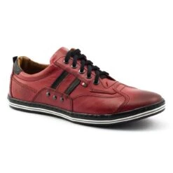 ABIS Chaussures Décontractées Pour Hommes 1801 Rouge