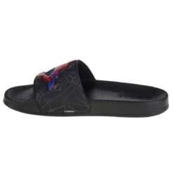 Adidas Adilette Douche Diapositives Spiderman Jr FZ1716 Pantoufles Le Noir