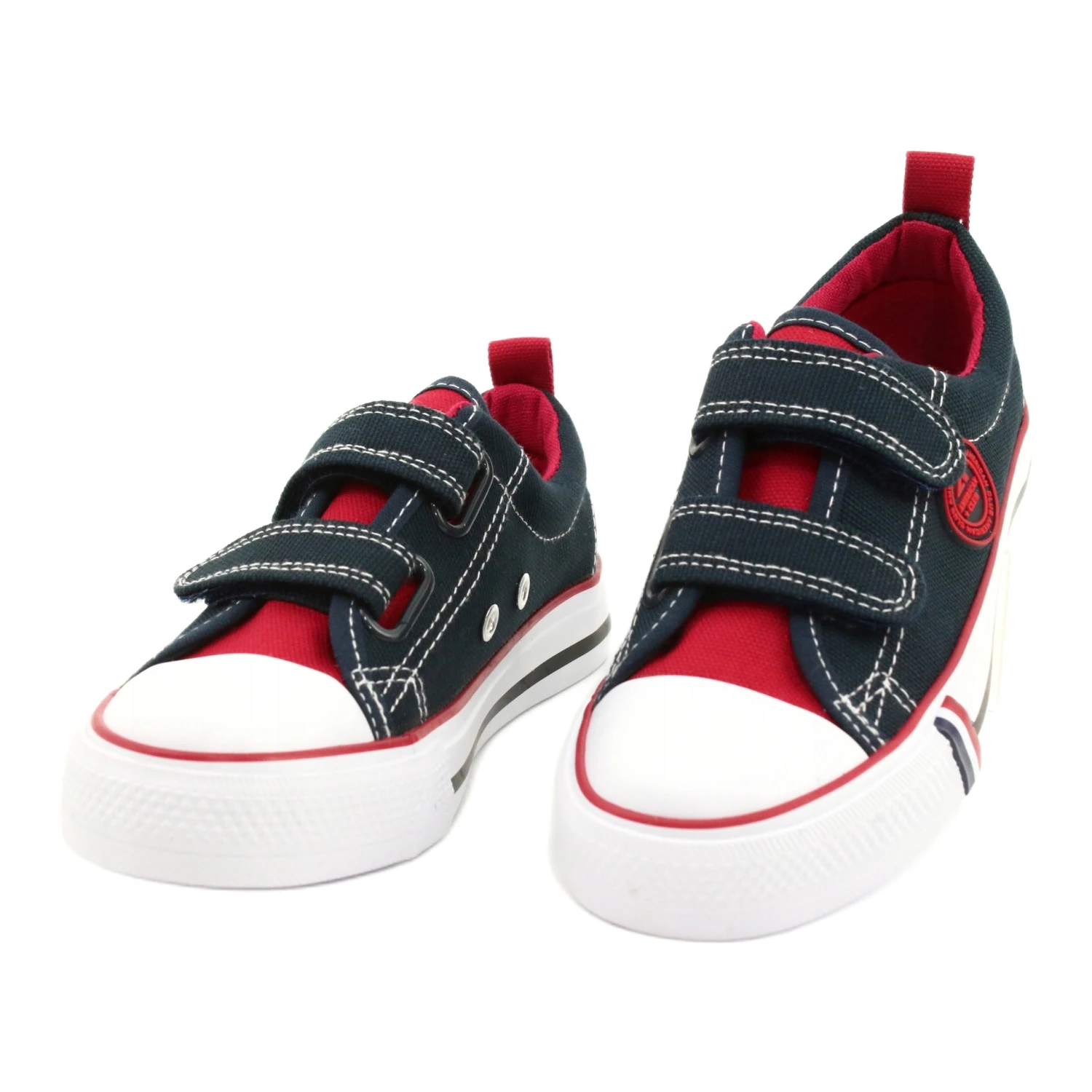American Children's American Club LH62 Baskets Bleu Marine Rouge