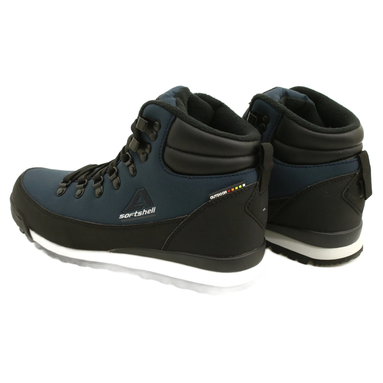 American Club Bottes D'hiver De Trekking Américaines Avec Une Membrane WT60.Bleu Marine Le Noir – Image 3