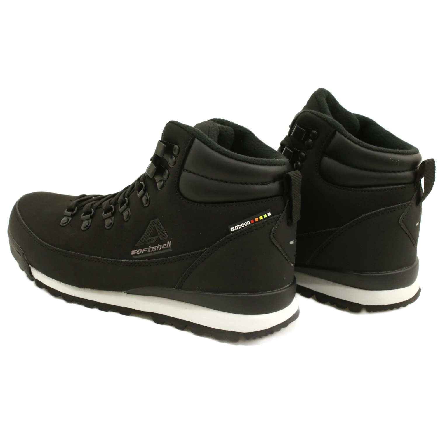 American Club Bottes D'hiver Trekking Américaines Avec Membrane WT61 Noir Le Noir – Image 3