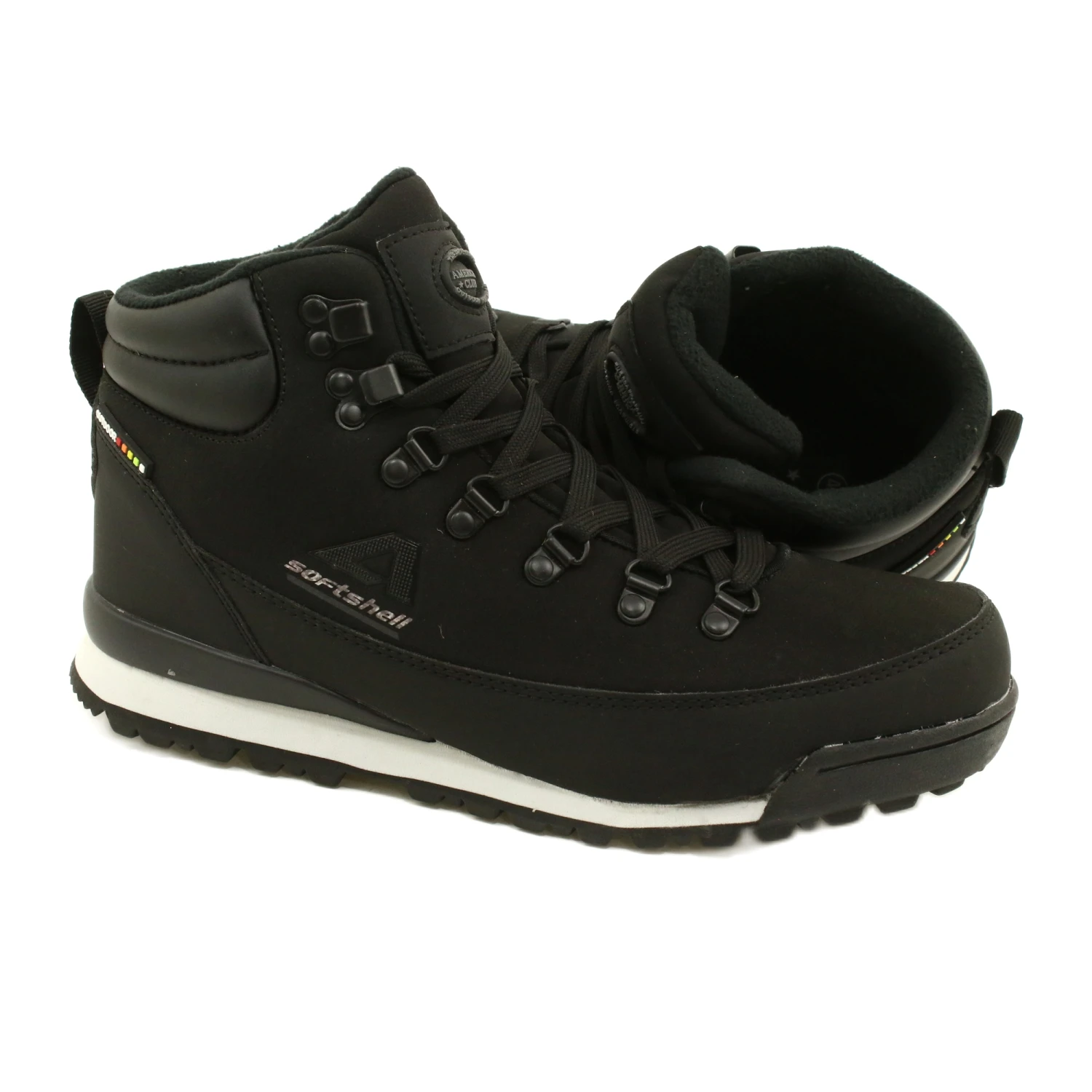 American Club Bottes D'hiver Trekking Américaines Avec Membrane WT61 Noir Le Noir – Image 5