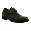American Club Chaussures De Communion Garçon Avec Velcro KOM37/22 Le Noir