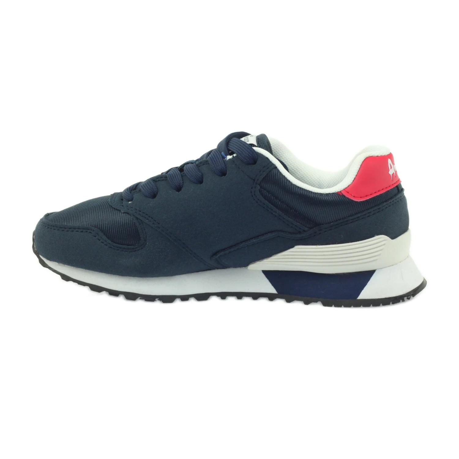 American Club Chaussures De Sport Américaines ADI Pour Enfants 1757 Rouge Bleu Marin – Image 2