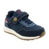 American Club Chaussures De Sport Américaines ADI Velcro ES86/22 Marine Rouge Bleu Marin Bleu