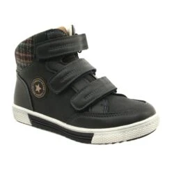 American Club Chaussures De Sport Hautes Avec Fourrure Américaine GC19 / 21 Bleu Marine