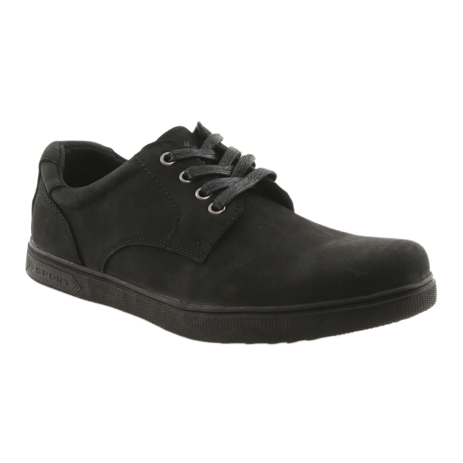 American Club CY23 Chaussures De Sport Noires Pour Hommes Le Noir