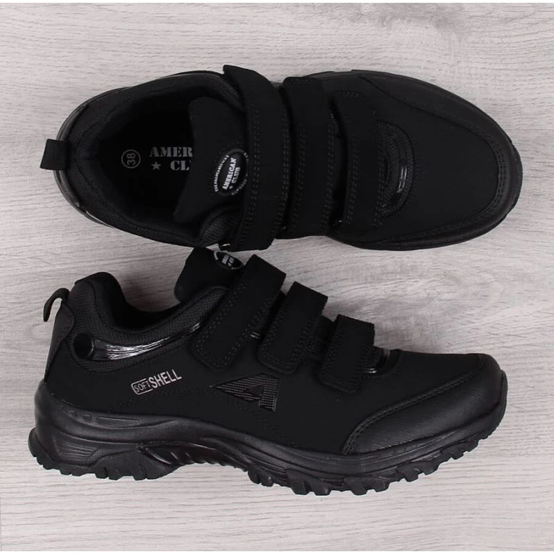 American Club W AM721 Chaussures De Trekking Imperméables Noir Le Noir – Image 2