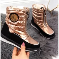 Après-skis Imperméables Dorés Fille Miss D'or