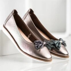 Ballerines à Franges Sergio Leone Brun Multicolore