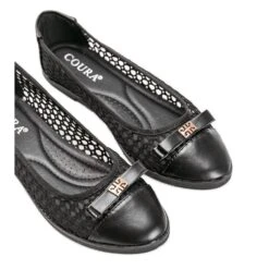 Ballerines Ajourées Noires Kaley Le Noir