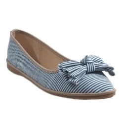 Ballerines Bleues à Nœud SK40