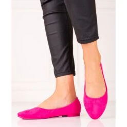 Ballerines Confortables En Daim Shelovet Rose