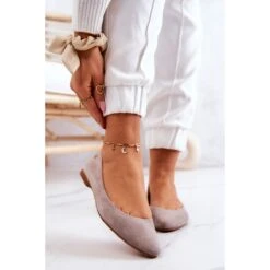 Ballerines En Daim Pour Femme Maciejka 04100-42 Beige
