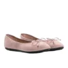 Ballerines En Daim Rose Avec Nœud Aiyana