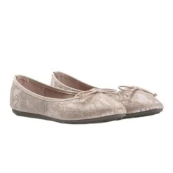 Ballerines En Dentelle Beige Alessandra