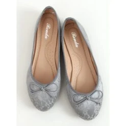 Ballerines En Dentelle Casey Grey Gris