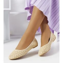 Ballerines En Dentelle Chuwi Brillante Beige