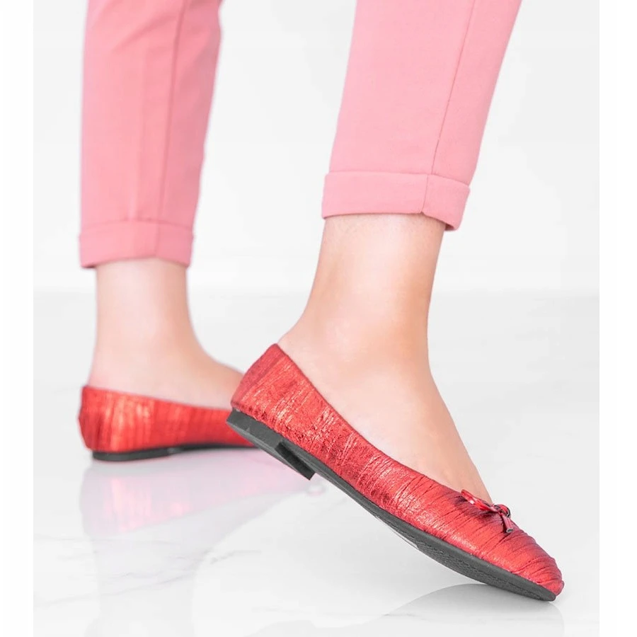 Ballerines Femme Ayris Rouge Brillant – Image 2