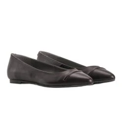 Ballerines Gia En Cuir Marron Brun
