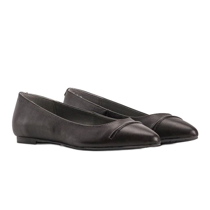 Ballerines Gia En Cuir Marron Brun