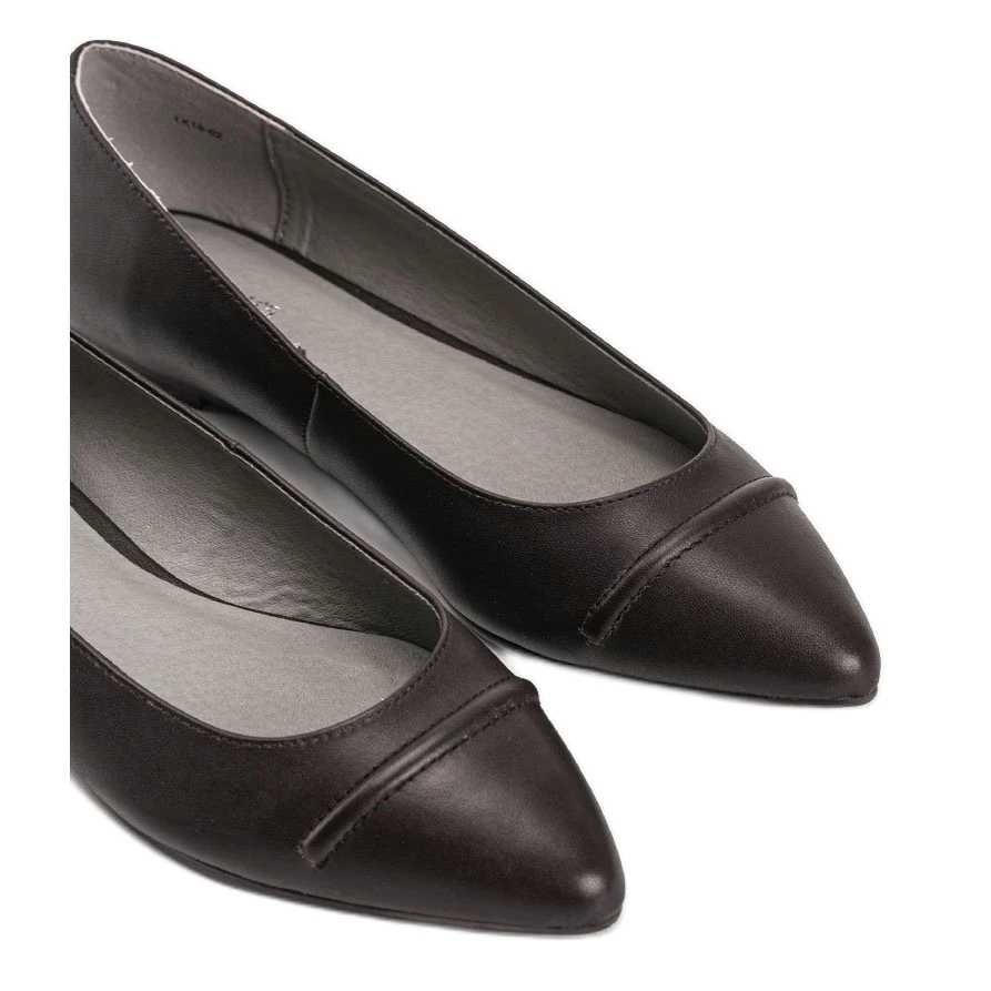 Ballerines Gia En Cuir Marron Brun – Image 2