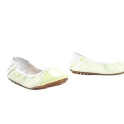 Ballerines Laquées Pastel Vert Debbie's Blanche