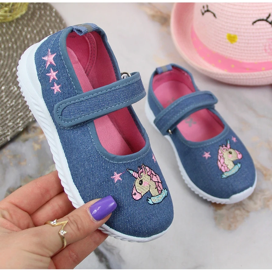 Ballerines Licorne Atletico Fille Bleu – Image 3