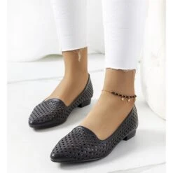 Ballerines Noires Ajourées Jarrett Le Noir