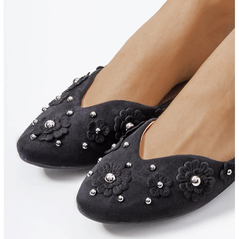 Ballerines Noires Coupe Halah Le Noir