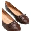 Ballerines Tressées Marron Kaiden Brun
