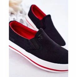 Baskets à Enfiler Big Star Pour Enfants HH374013 Noires Le Noir