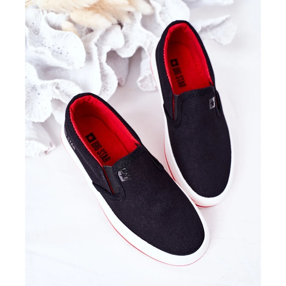 Baskets à Enfiler Big Star Pour Enfants HH374013 Noires Le Noir – Image 7