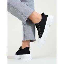 Baskets à Plateforme Classic Shelovet Le Noir