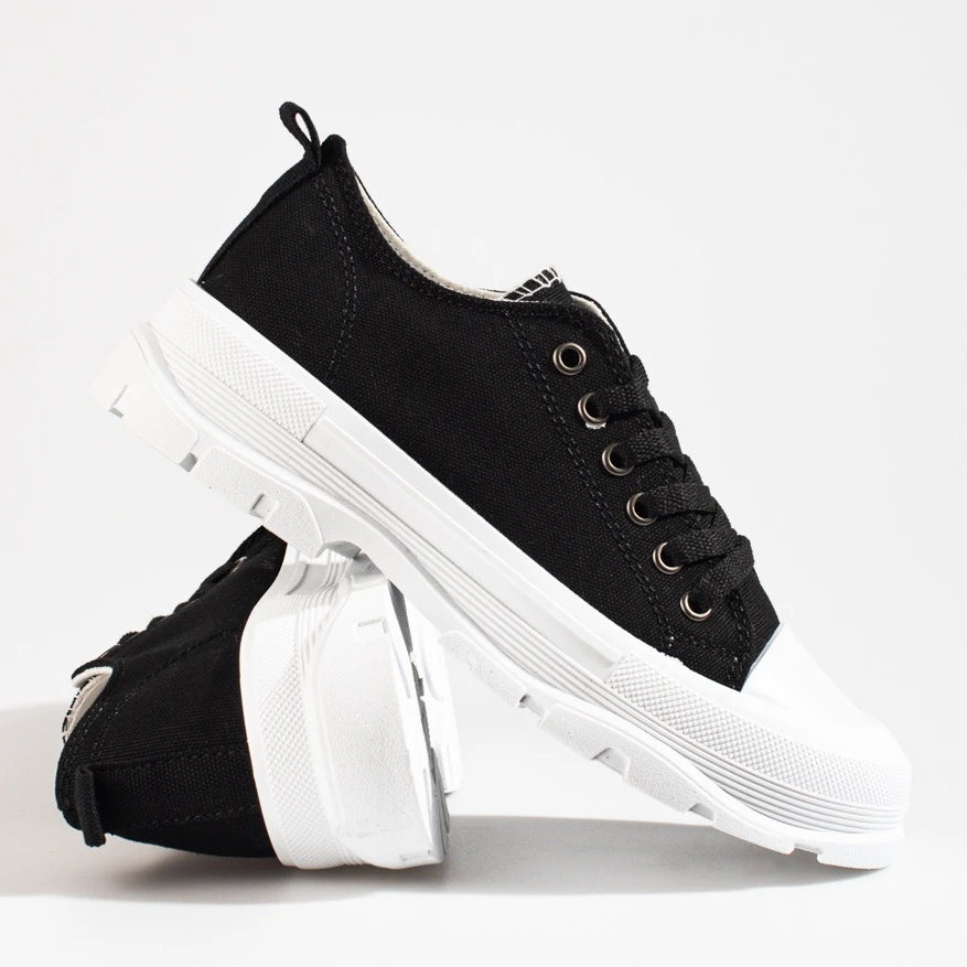 Baskets à Plateforme Classic Shelovet Le Noir – Image 4