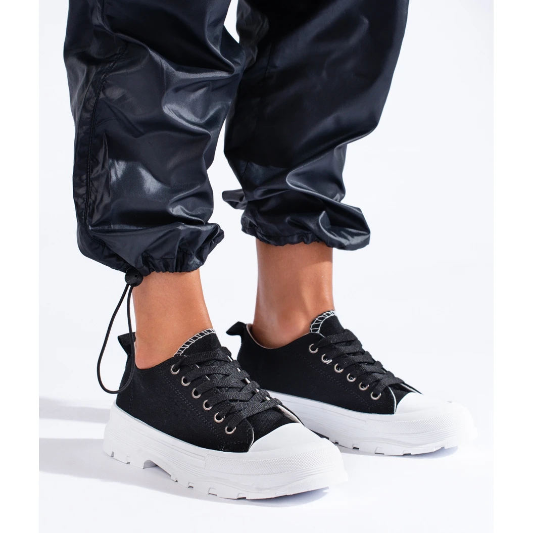 Baskets à Plateforme Classic Shelovet Le Noir – Image 6