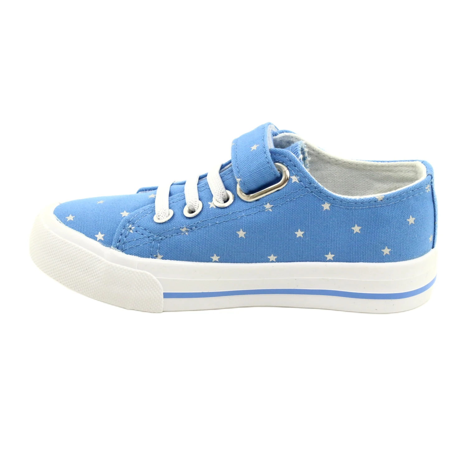 Baskets Avec Velcro Silver Atletico Stars WY21383 Bleu Argent