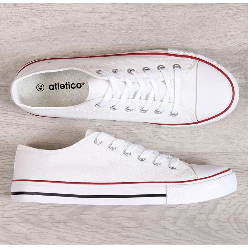 Baskets Basses Atletico M ATC239D Blanc Blanche – Image 2