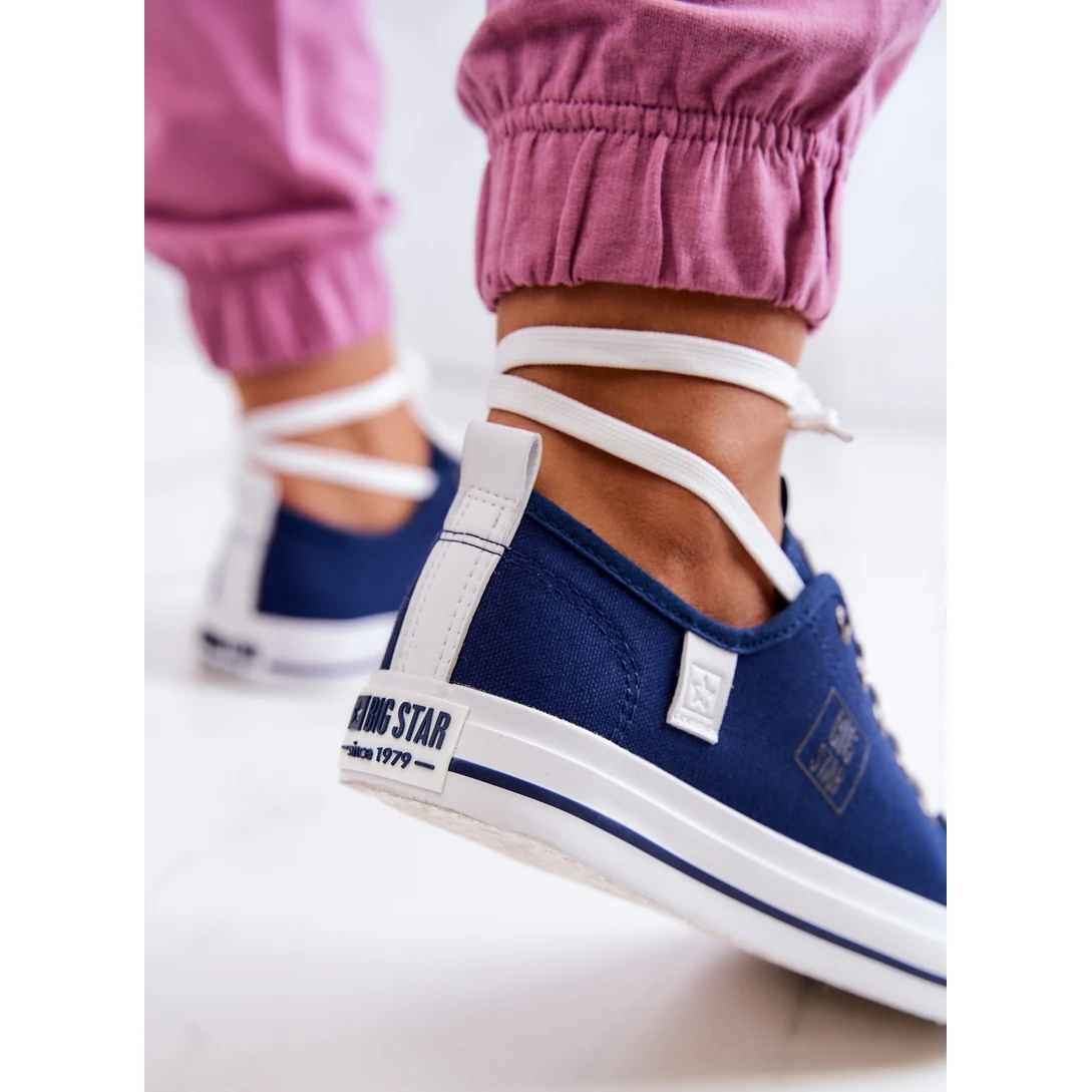 Baskets Basses Classiques Big Star JJ274256 Bleu Marine – Image 4