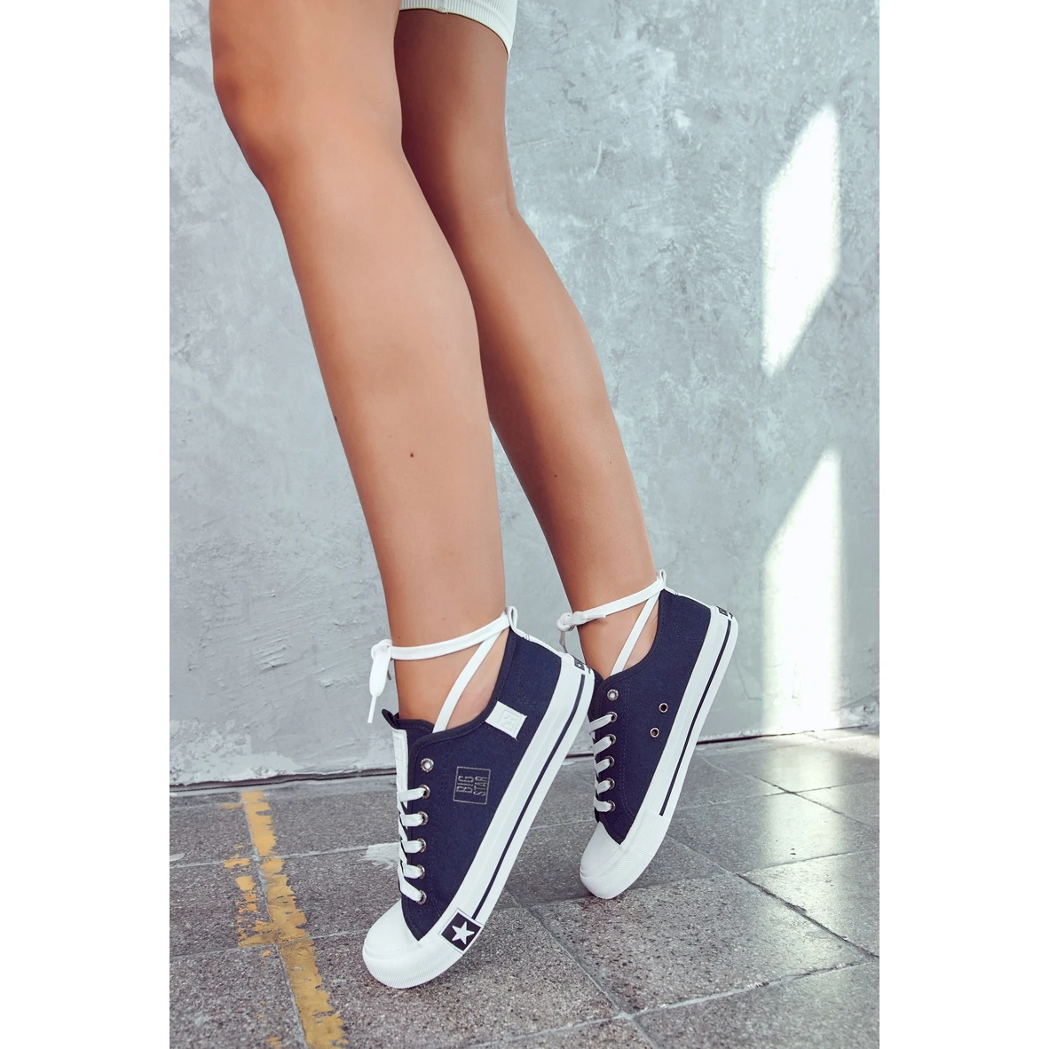 Baskets Basses Classiques Big Star JJ274256 Bleu Marine – Image 7