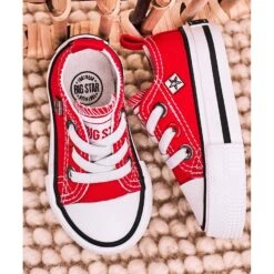 Baskets Basses Classiques Enfant Big Star HH374196 Rouge ['rouge']