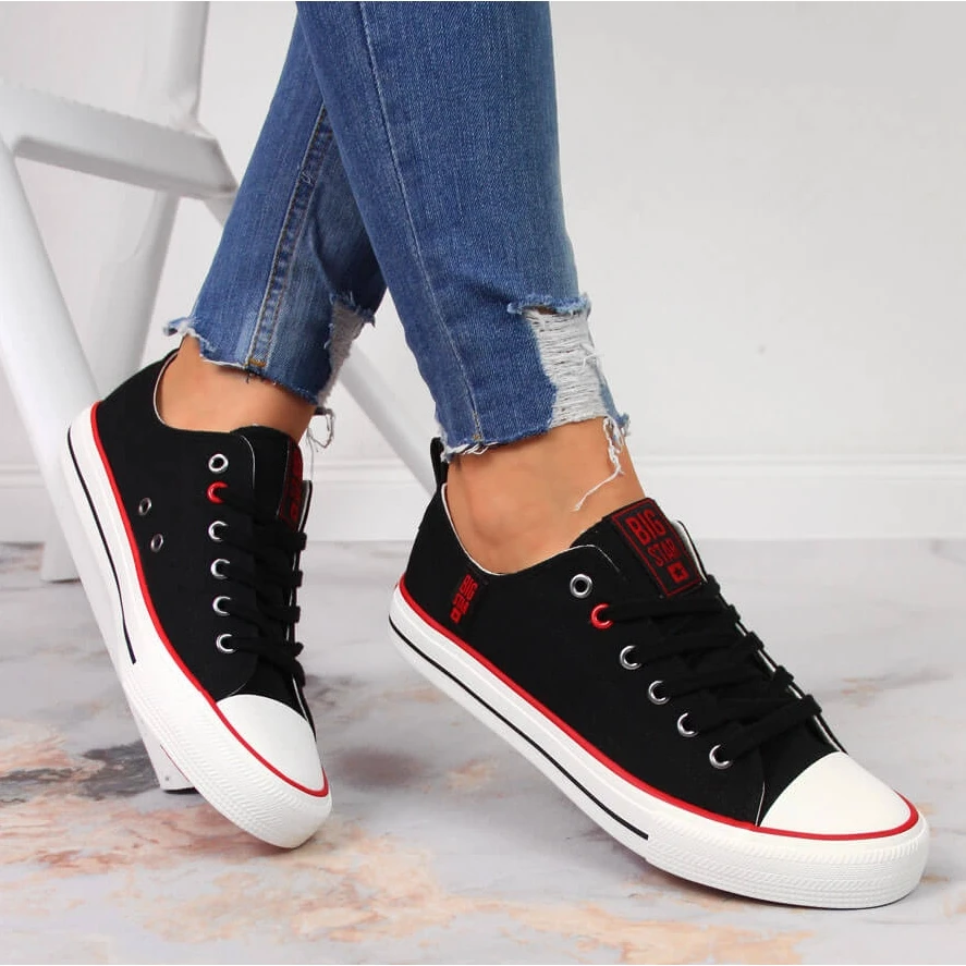 Baskets Basses En Textile Noir Big Star JJ274122 – Image 5