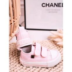 Baskets Basses Enfant Avec Velcro Big Star HH374099 Rose ['rose']