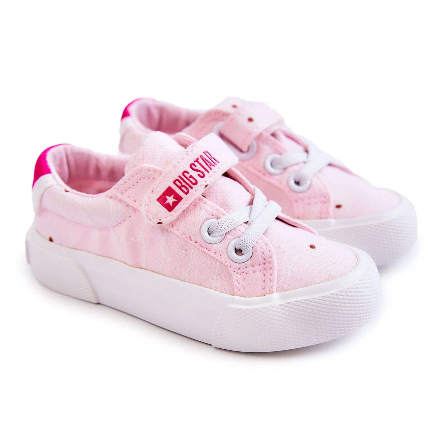 Baskets Basses Enfant Avec Velcro Big Star JJ374103 Rose – Image 9