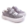 Baskets Basses Enfant Avec Velcro Big Star JJ374107 Gris