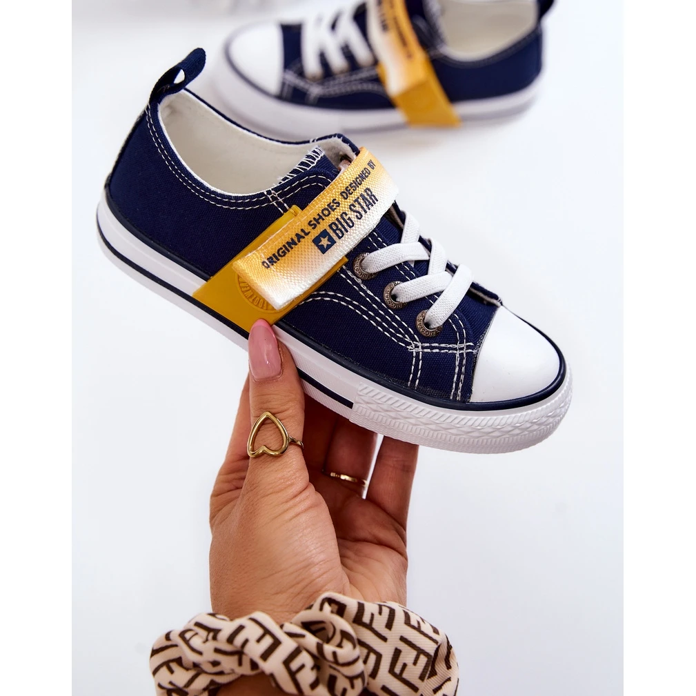 Baskets Basses Enfant Big Star JJ374072 Bleu Marine